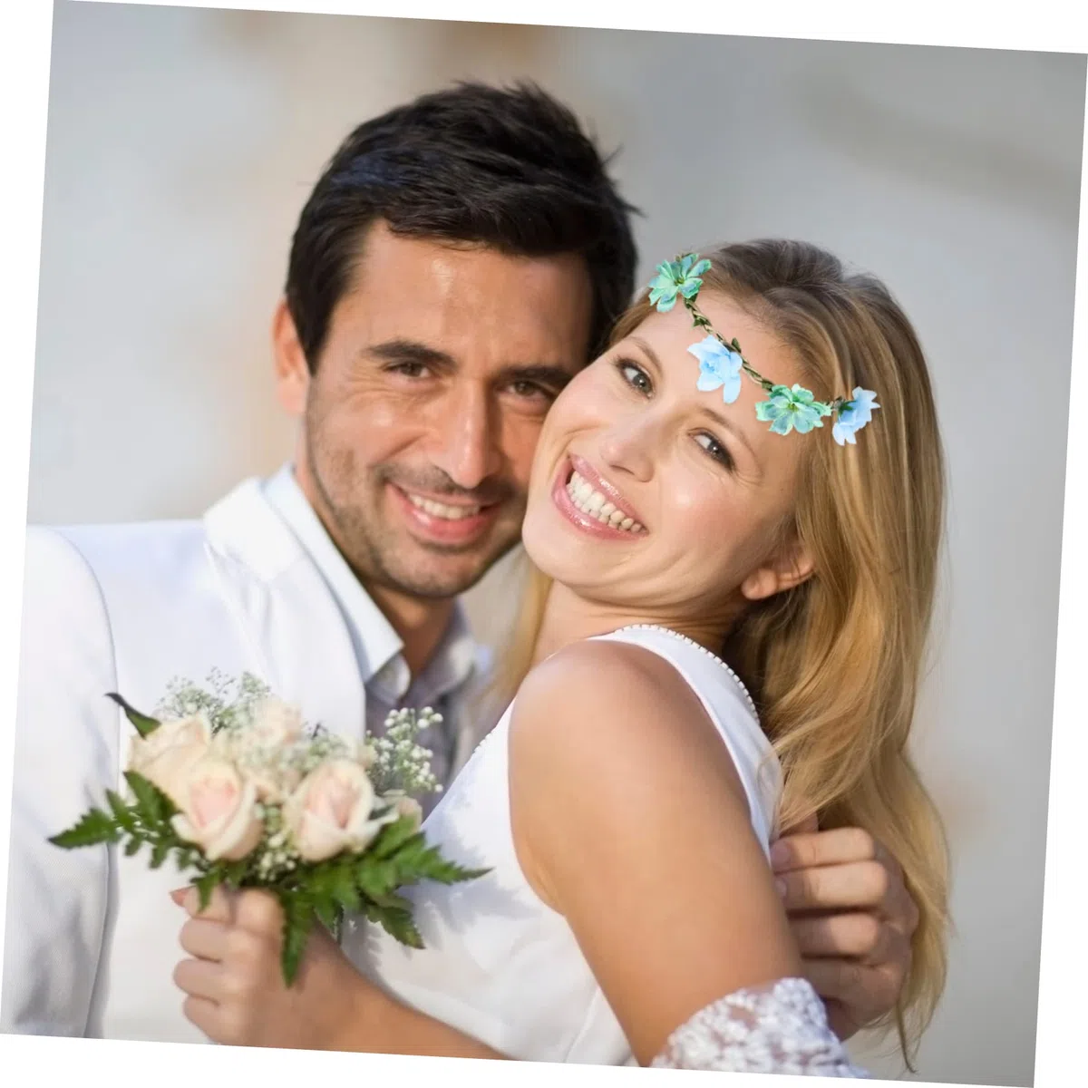 SOIMISS 24stücke Blumenkranz Haarschmuck Für Frauen Teiliges Und Hellrosa Elegante Haarreifen Für Hochzeiten Partys Und Fotoshootings