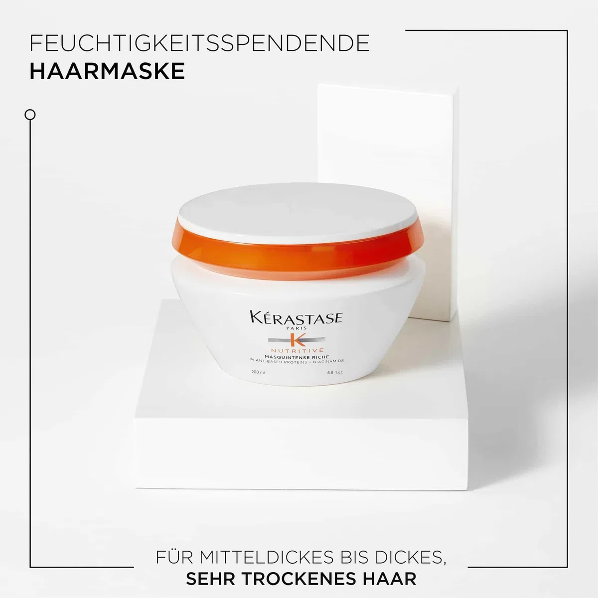 Kérastase Pflegeset mit Nutritive Bain Satin Riche High Nutrition Rich Shampoo, Nutritive Masquintense Deep Nutrition Soft Mask und Elixir Ultime Huile Originale Haaröl in Reisegröße (15 ml) gratis