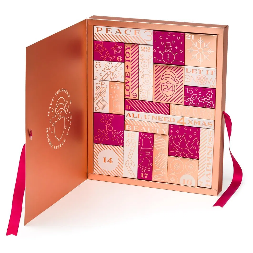 Beauty Adventskalender 2025 | Weihnachtskalender für Frauen, Teenager | "All you Need" - 24 hochwertige und einzeln verpackte Makeup und Kosmetik, Überraschungen für Weihnachten, Geschenkset, LAHAYE