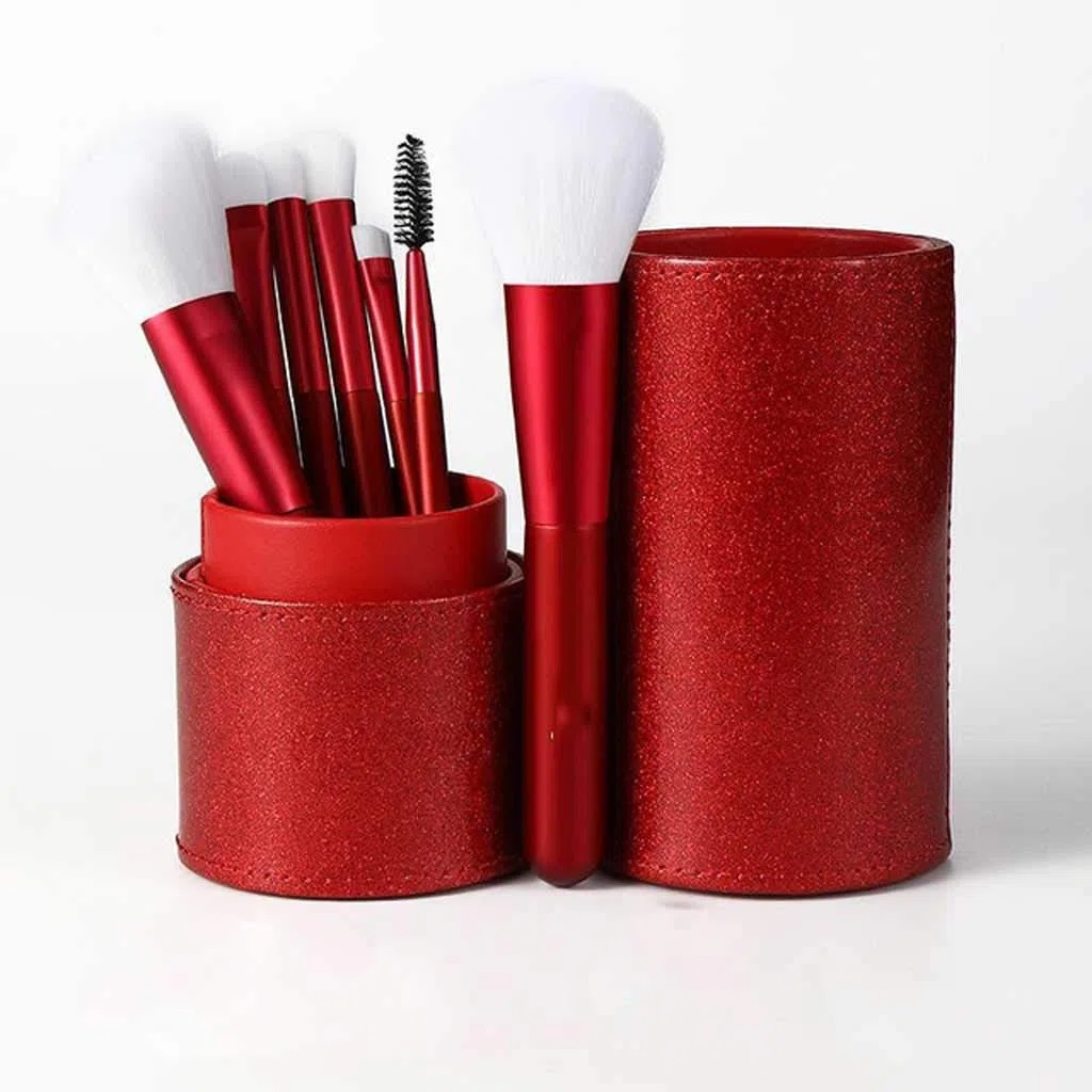 Make-up-Pinsel 7PCS Make-up Pinsel Set Frauen Schönheit Kosmetische Werkzeuge Professionelle Rouge Pulver Fundament Lidschatten Make-up-Werkzeuge for Gesicht Neue Kosmetikprodukte (Color : C)