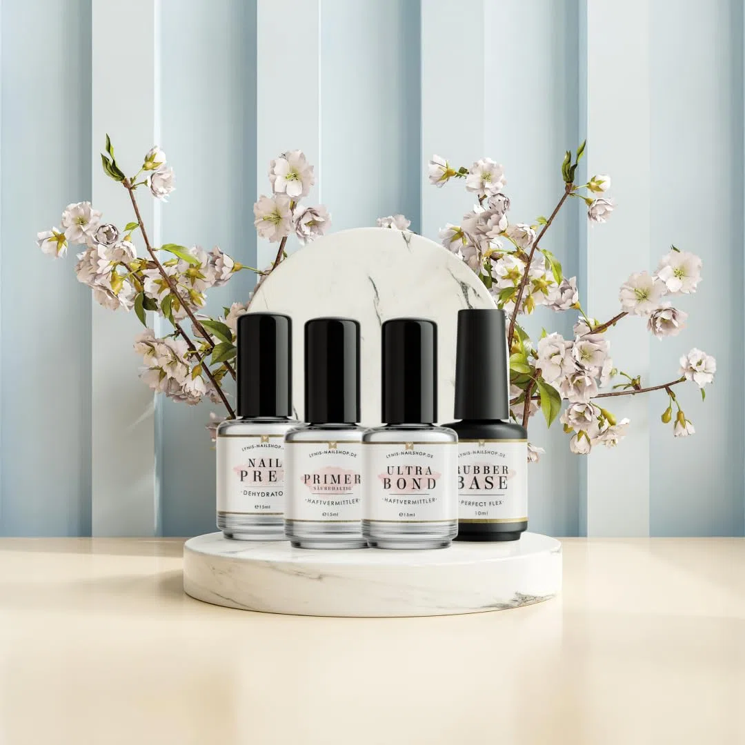 Ultra Bond HAFTUNGS-Set INTENSIV für alle Kunstnägel mit weniger Liftings und langer Haltbarkeit (Primer, Ultra Bond, Dehydrator, Perfect Flex), Lynis-Nailshop.de