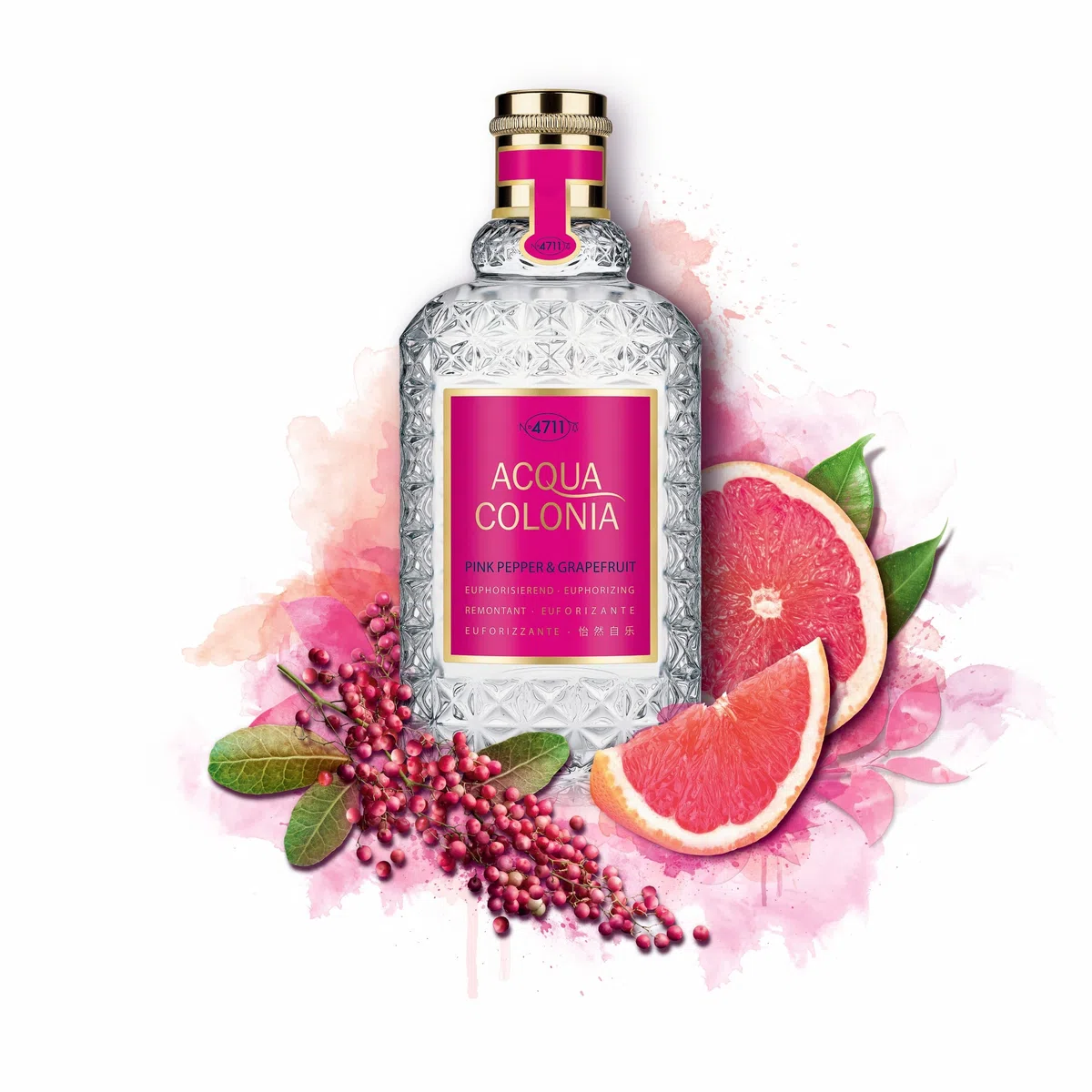 4711 Acqua Colonia Pink Pepper & Grapefruit Eau de Cologne 100ml Natural Spray