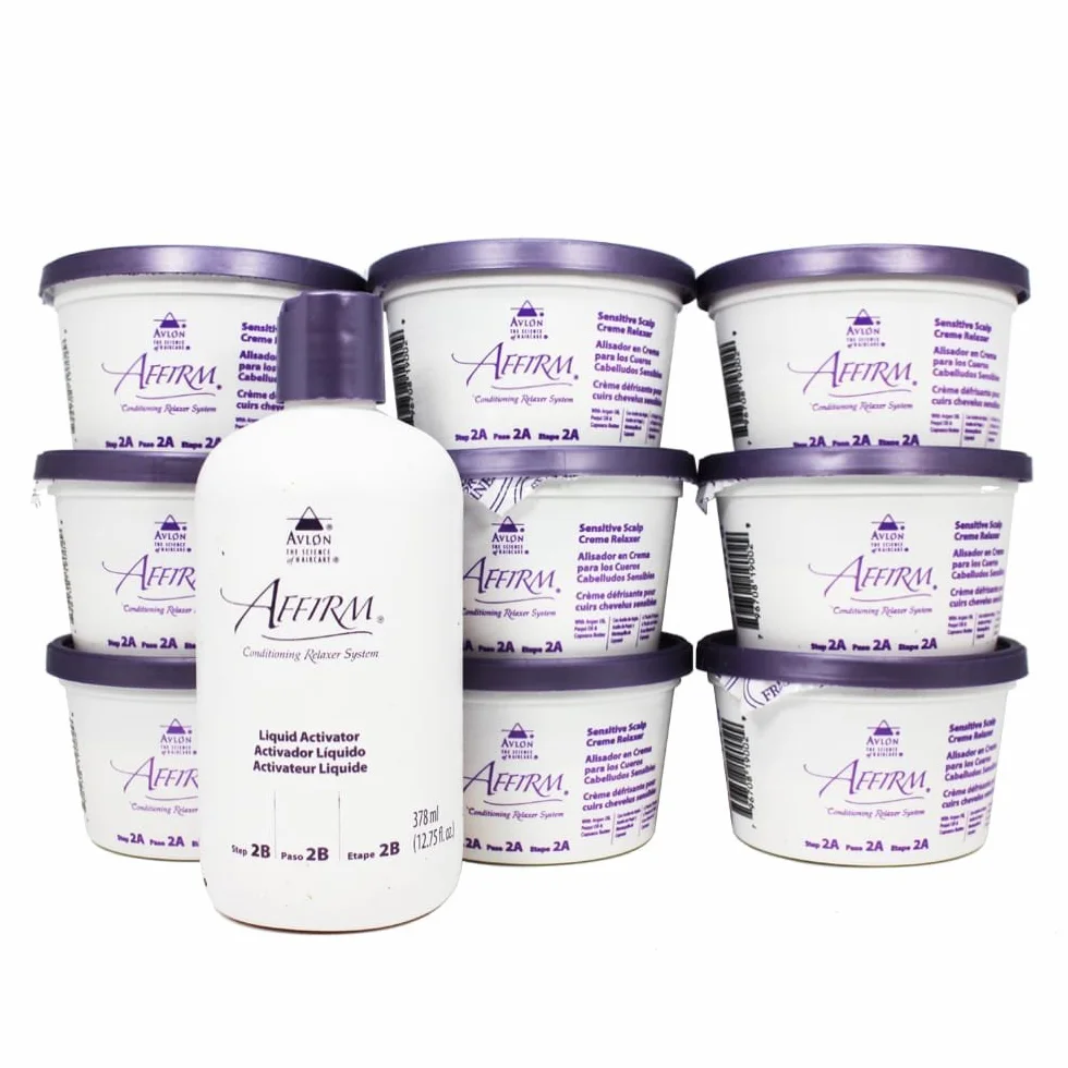Avlon Affirm Sensitive Scalp Creme Relaxer 9 Application