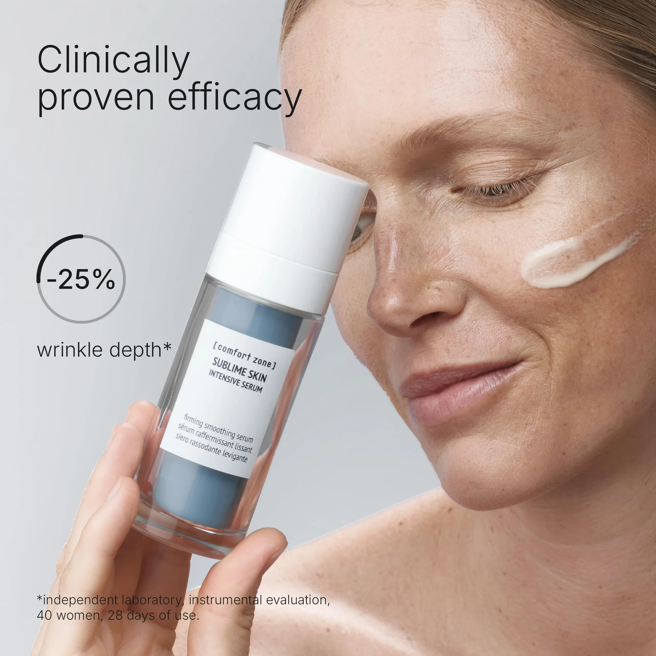 Comfort Zone - Sublime Skin Intensives Gesichtsserum (30 ml), Anti-Aging-Hautpflege gegen Falten, glättende & straffende Formel, vegan, Weiß
