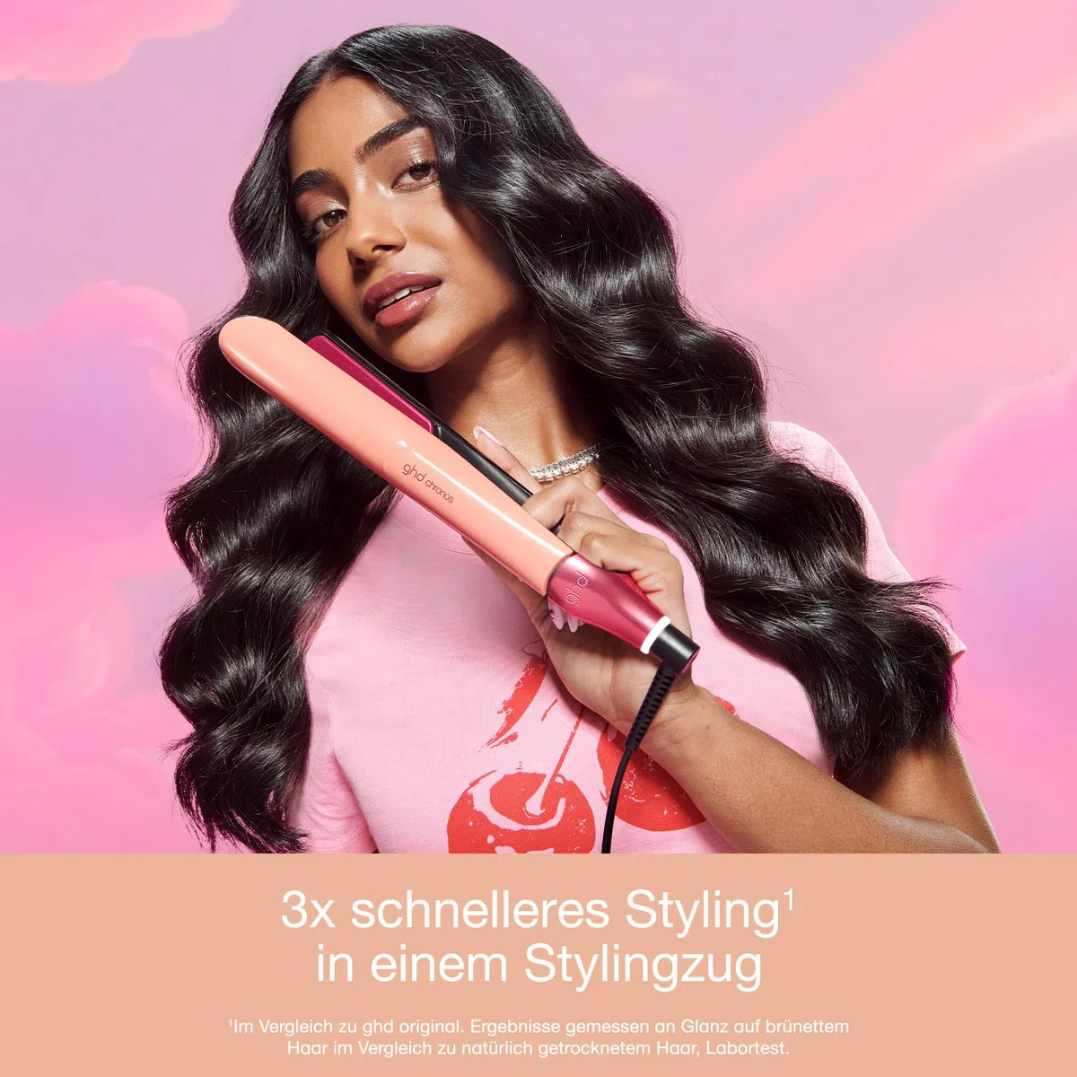 ghd chronos Glätteisen 26 mm Platten smarter Haarglätter Multistyler Anti Frizz Finish