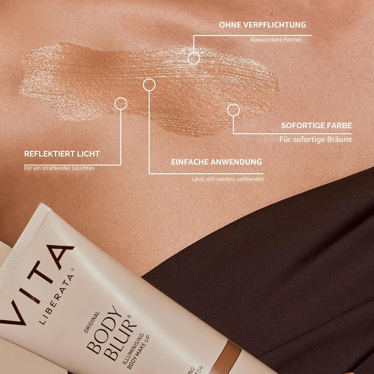 Vita Liberata Body Blur | Farbton: Medium | 100 ml | NEUE VERPACKUNG