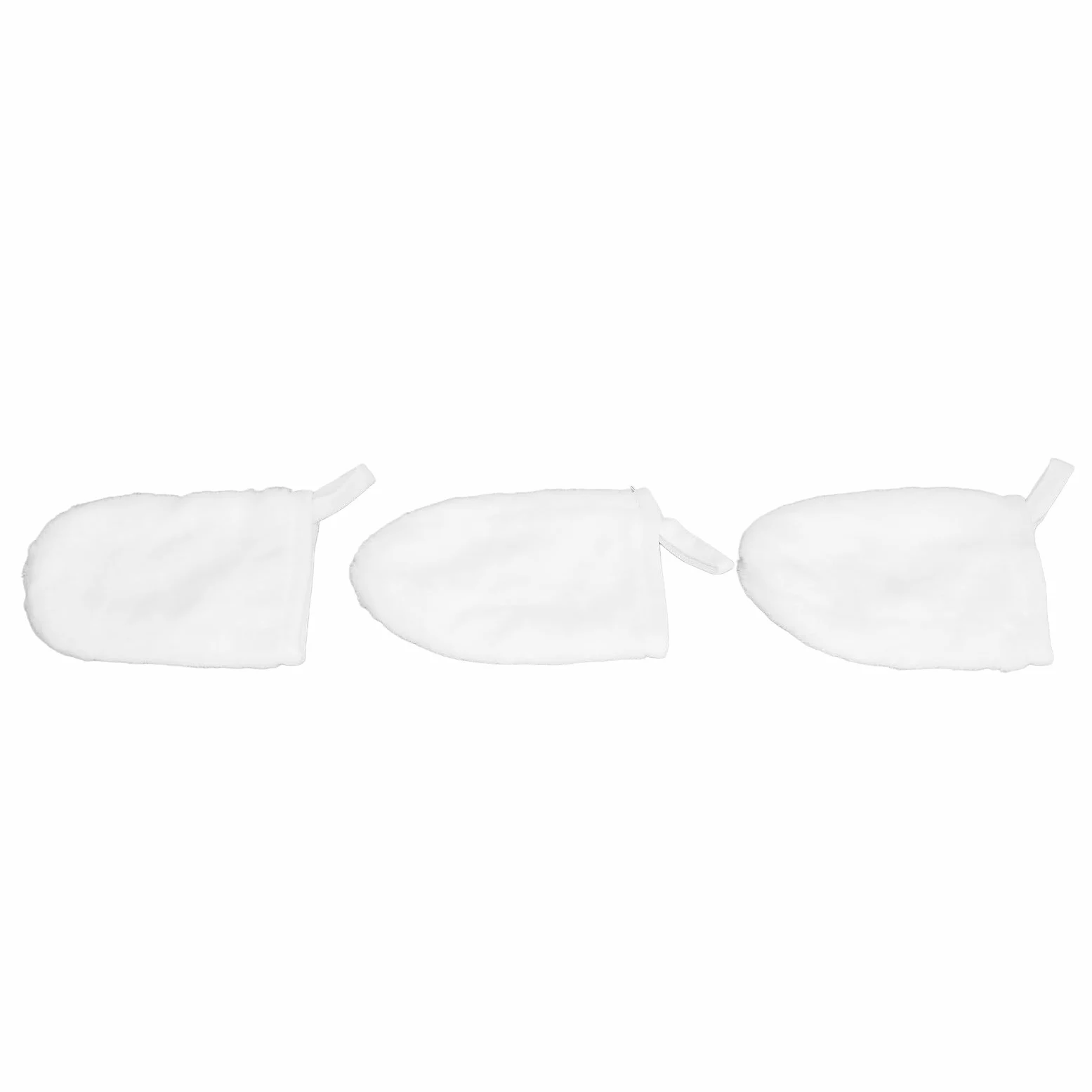 Flanell- Zum Entfernen von Make-up, Weich und Wiederverwendbar, 3 Stück, für Gründliche Reinigung und Peeling von Make-up