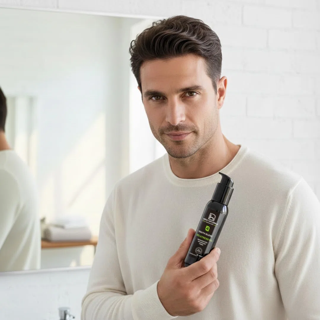 Homo Naturals 365 Anti-Aging-Set, Anti-Falten-Gel + Anti-Falten-Creme, Geschenkset für Männer, Gesichtspflege für Männer, Kosmetik, Geschenke für Männer, 100 % natürliche und Bio-Behandlung