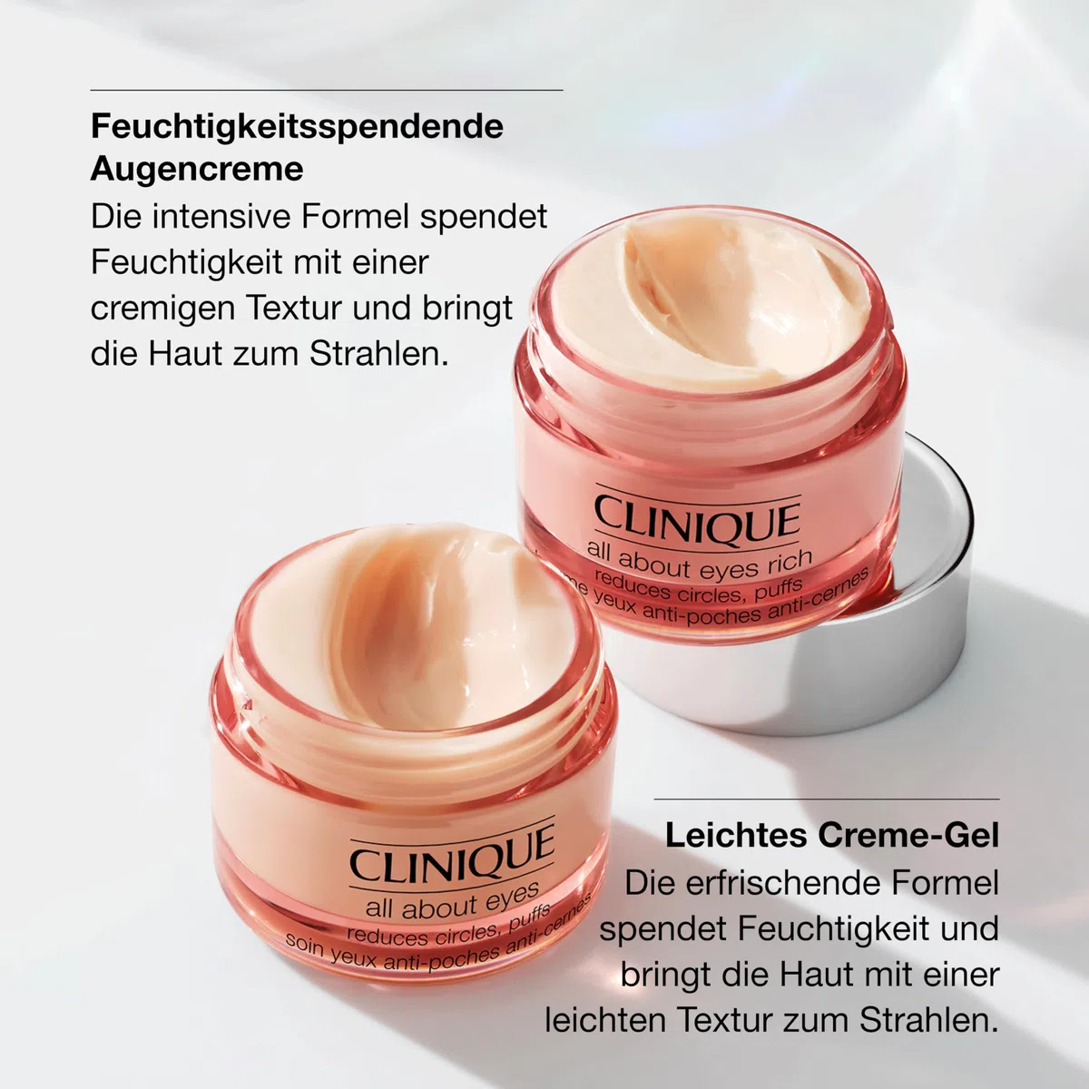 Clinique All About Eyes™ Eye Cream With Vitamin C – Feuchtigkeitsspendend, aufhellend, abschwellend, mindert dunkle Augenringe