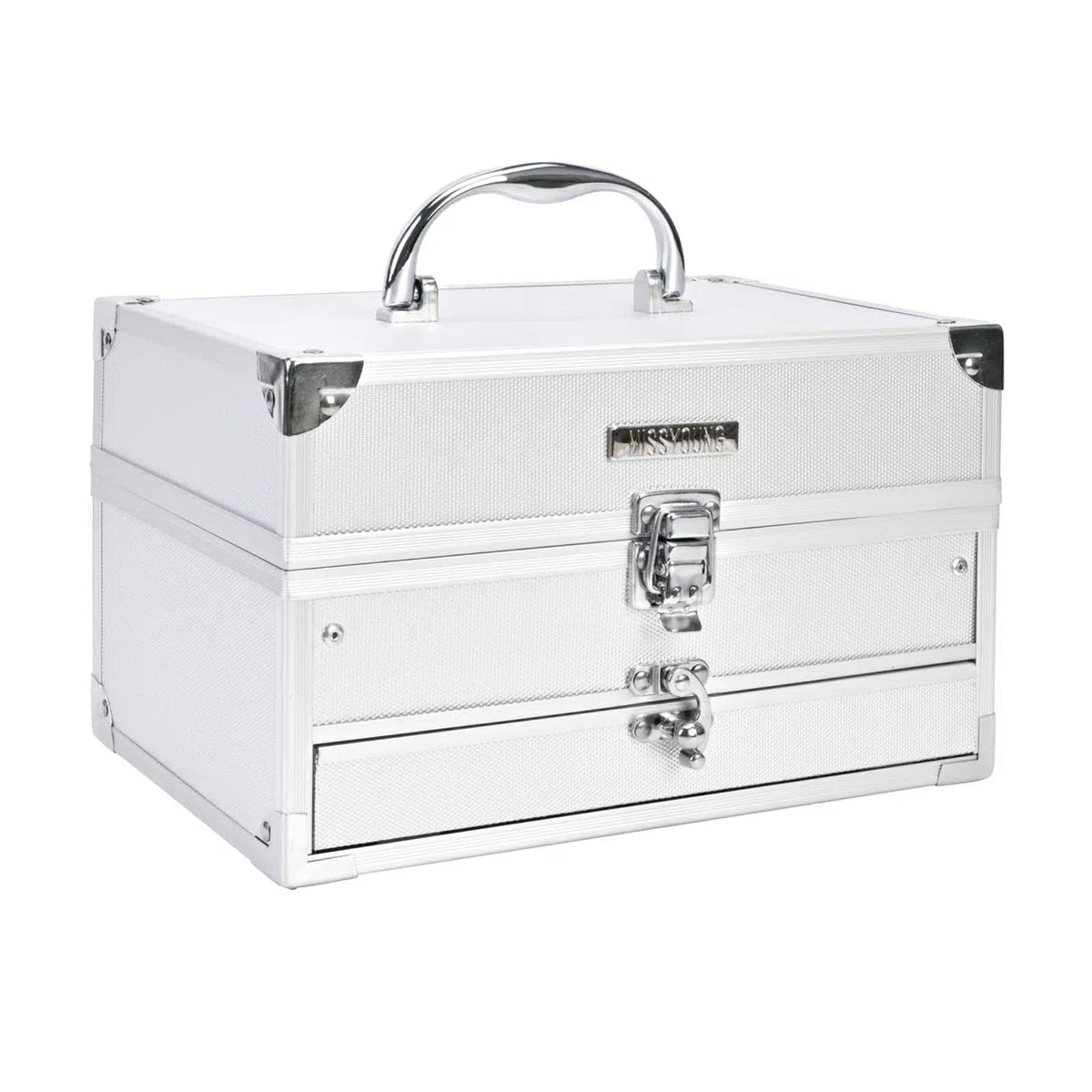 Make-up set mit Lidschatten Palette Kosmetik Koffer Schminkkoffer Und Beauty Case aus Legierung Vielseitige Anwendung für Mädchen Teenager Frauen