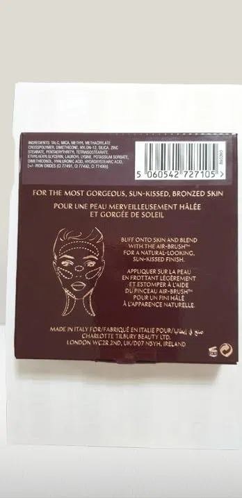 Charlotte Tilbury Original AIRBRUSH BRONZER | Matter Bräuner für alle Hauttypen | 16 g | BELLA by Cloud.Sales Cosmetics (1 Paar)