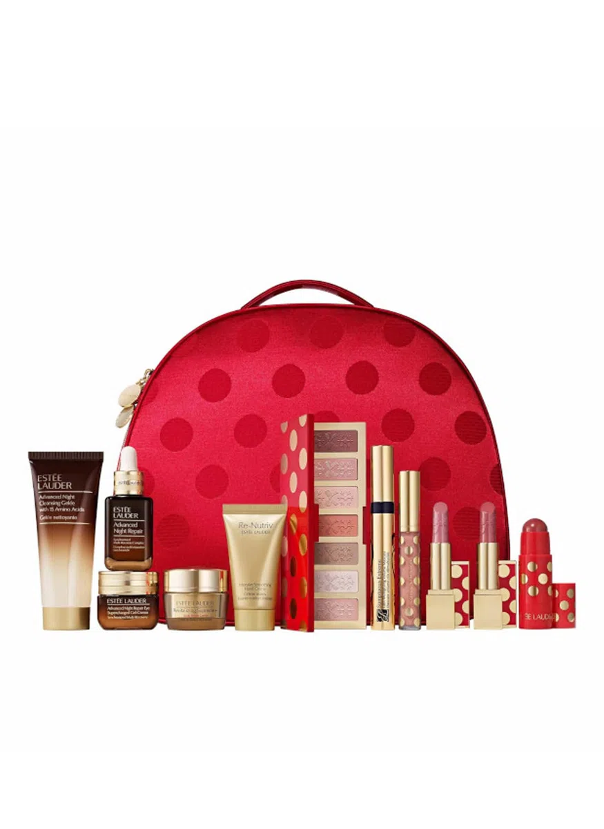 Estée Lauder - Luxus Blockbuster Beauty Set 2025 - Exklusive Hautpflege- und Make-up-Essentials-Kollektion mit Premium-Etui - Limitierte Auflage