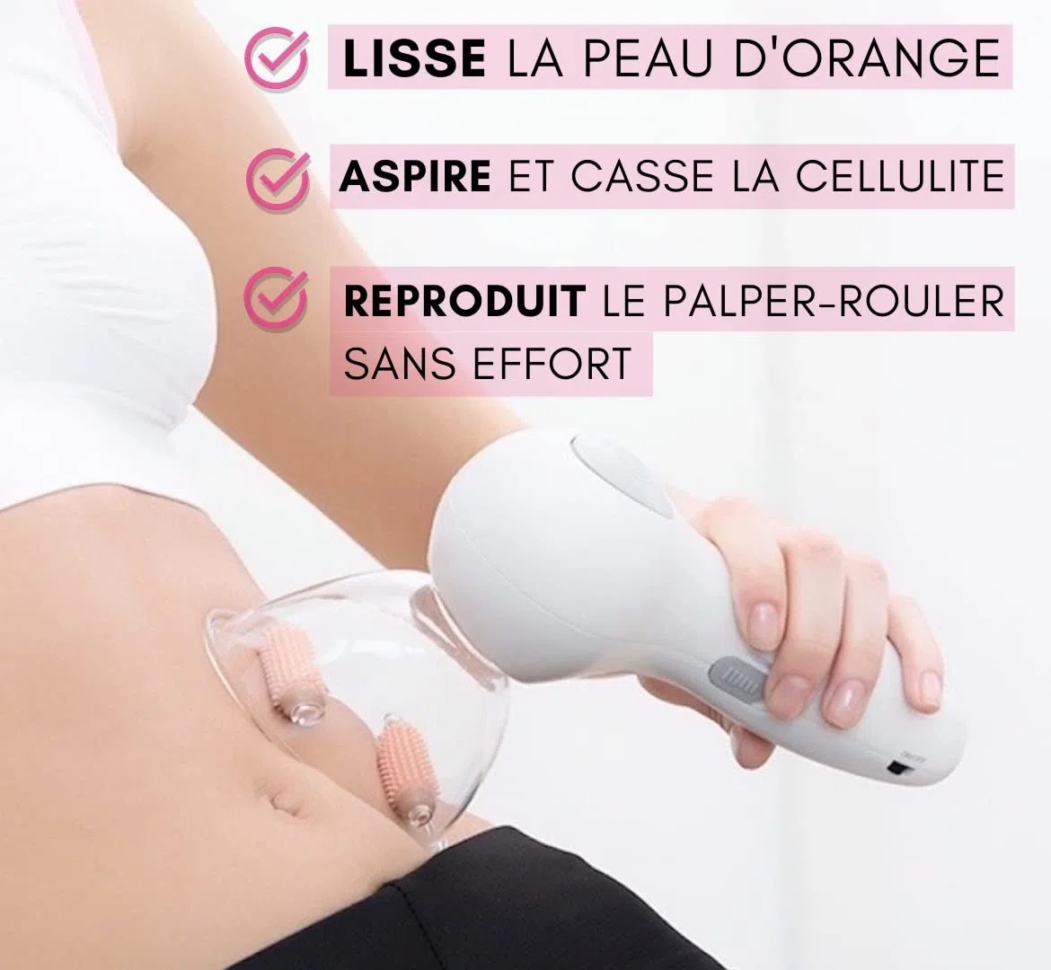 CELLUSTOP - PREMIUM Vakuum Massagegerät (Vakuumtherapie/Massage/Rotlichttherapie) - Professionelle Behandlung gegen Cellulite - Cellu Massager Körpermassage gegen Orangenhaut - Modell 2020
