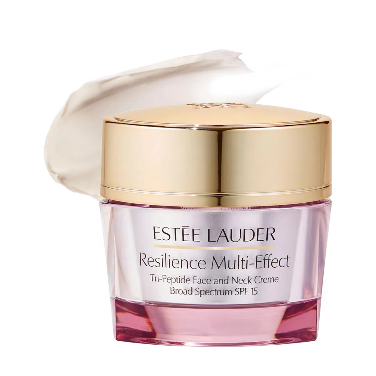 Estée Lauder Resilience Multi-Effect Tri-Peptide Face and Neck Cream SPF 15 | Aufpolsternde Gesichtscreme mit Peptiden | Lässt die Haut fester wirken & mildert Linien & Falten | Mit LSF 15, 50ml