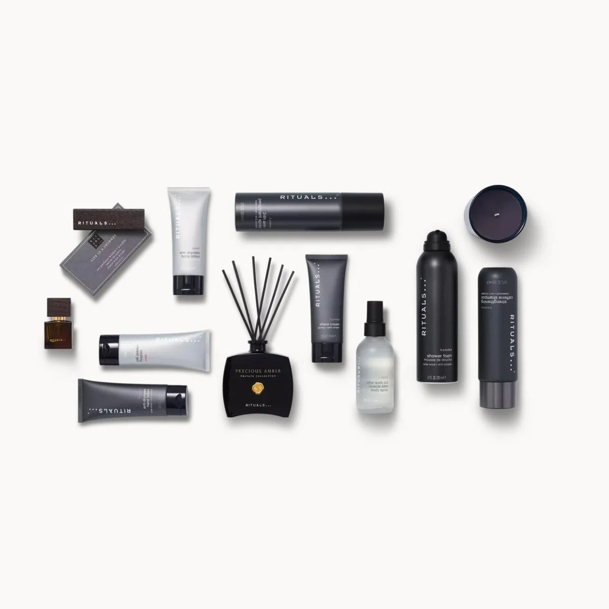 RITUALS Adventskalender The Ritual of Homme - 12 Geschenke für Männer - luxuriöse Geschenkbox für Männer - Weihnachtskalender mit Pflegeprodukten