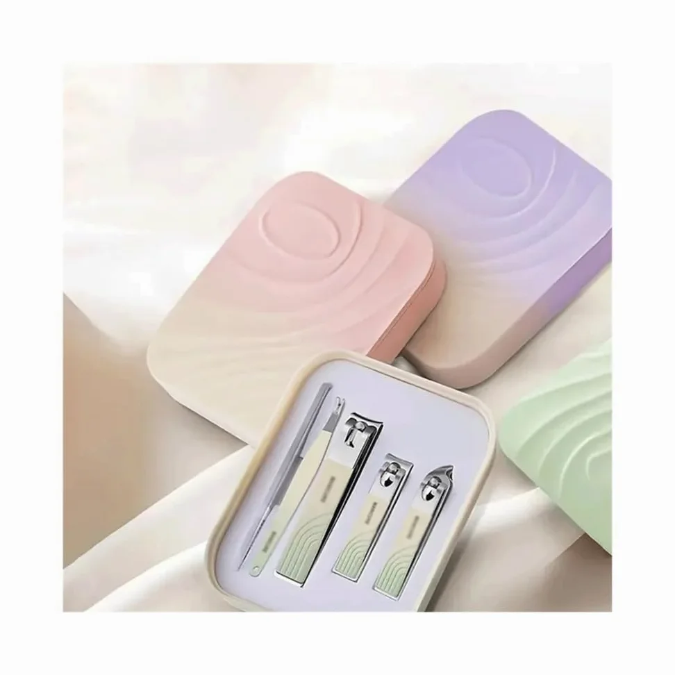 Nagelknipser-Set Praktisches Nagelknipser-Set for Zuhause, Nagelschere, Pediküre-Werkzeuge aus Edelstahl, hochwertige Nagelknipser für männliche und weibliche Nägel Schere(Purple)