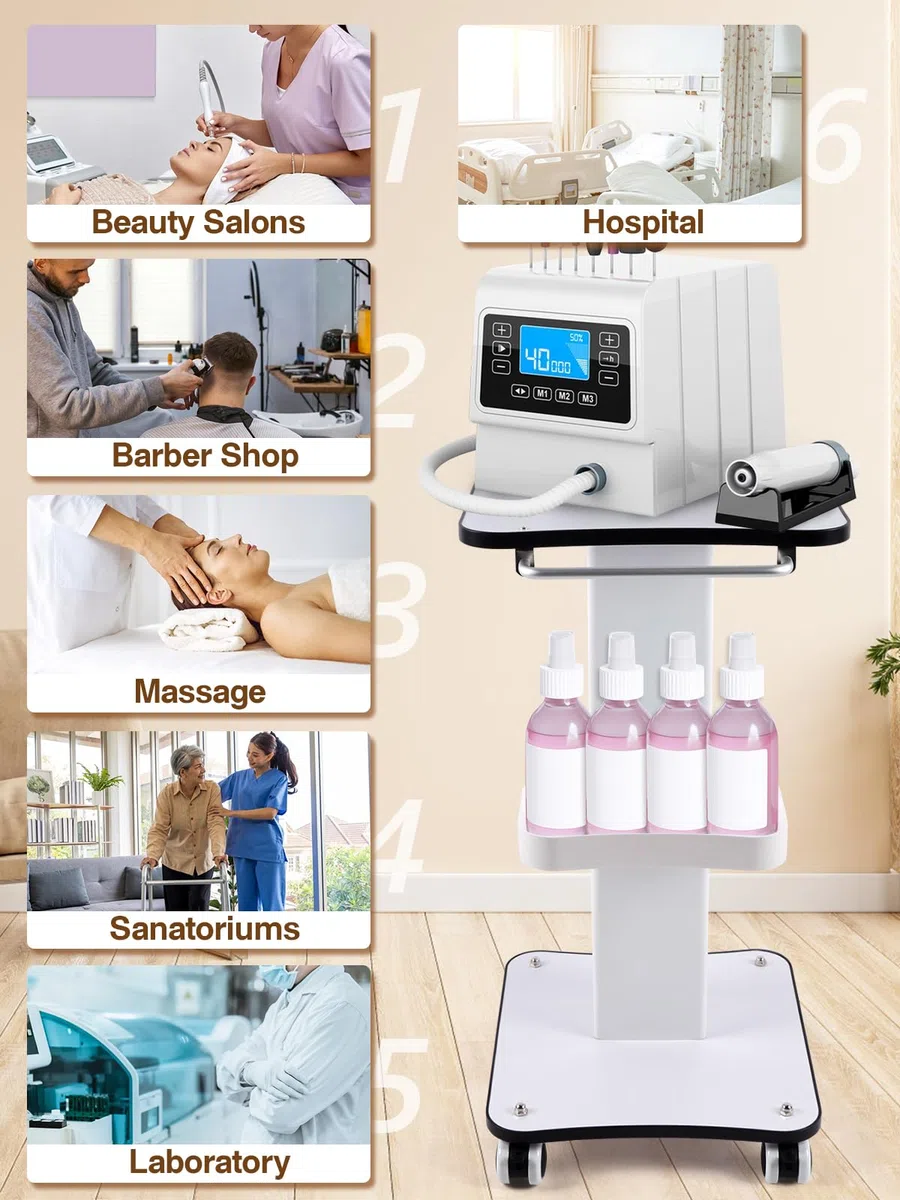 Kalolary Beauty Salon Trolley Kosmetikwagen Medizinischer Wagen mit Bremsrad und Ablagefach Multifunktionaler Trolley