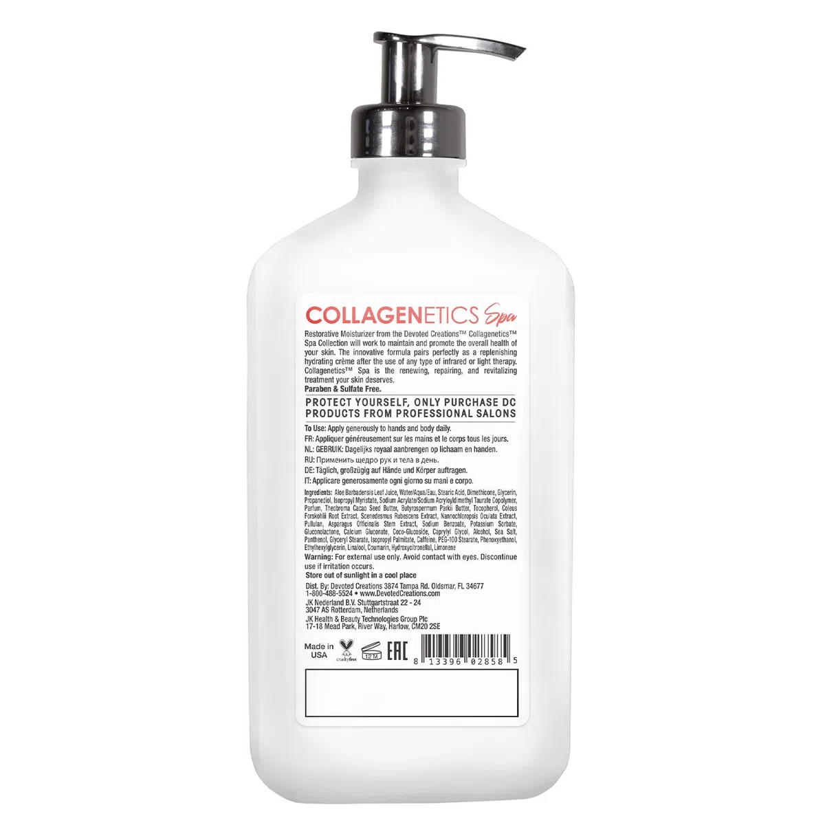Devoted Creations Collagenetics Spa Restorative Feuchtigkeitscreme, 517 ml