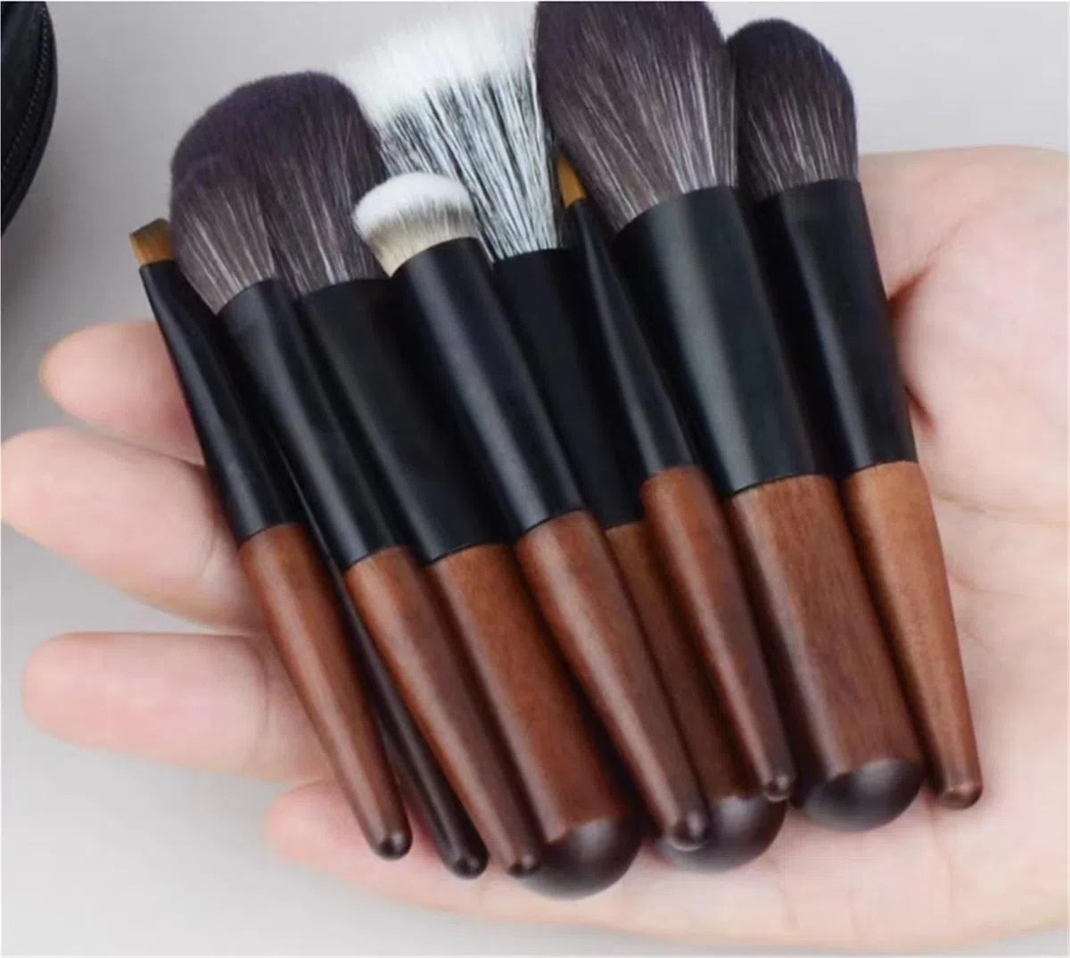 Pinsel Werkzeuge Make-up-Pinsel-Set, 12-teilig, Weiche Borstenpinsel Und Aus Holz For Gesichts-Make-up-Pinsel Gesichtsbemalung