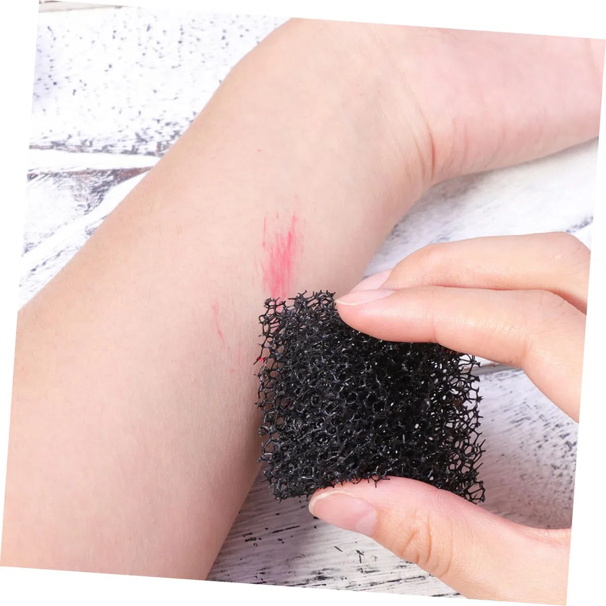Baluue 32stücke Teiliges Schwarz Halloween Make-up Schwämme Dichte Schwämme Für Spezielle Effekte Blutschminke Und Wunden Für Cosplay Und Halloween-make-up Tragbar Und Leicht Zu