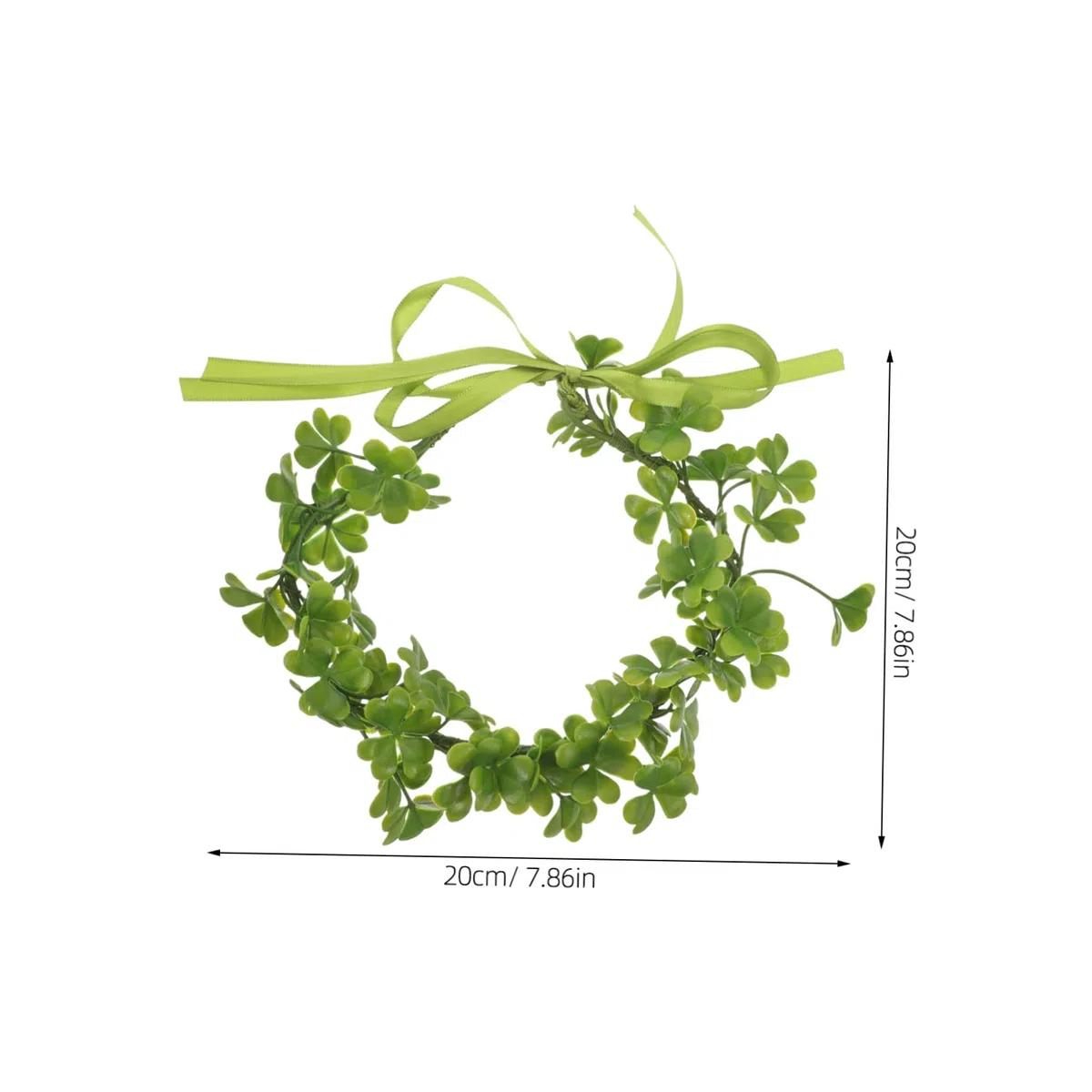 5 Stück Kranz Stirnbänder Mädchen Stirnband St Patricks Day Stirnbänder Für Mädchen Grüne Blumenkrone Grüne Krone St Patricks Day Kleeblatt Krone Vase Braut