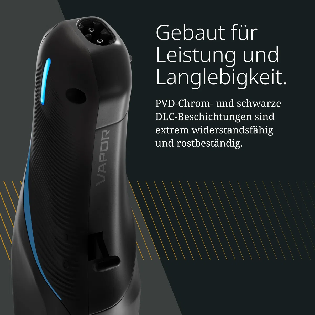 Wahl Vapor - Haarschneidemaschine - Professioneller Clipper - Hochleistungsmotor & Präzisionsklinge - Schwarz