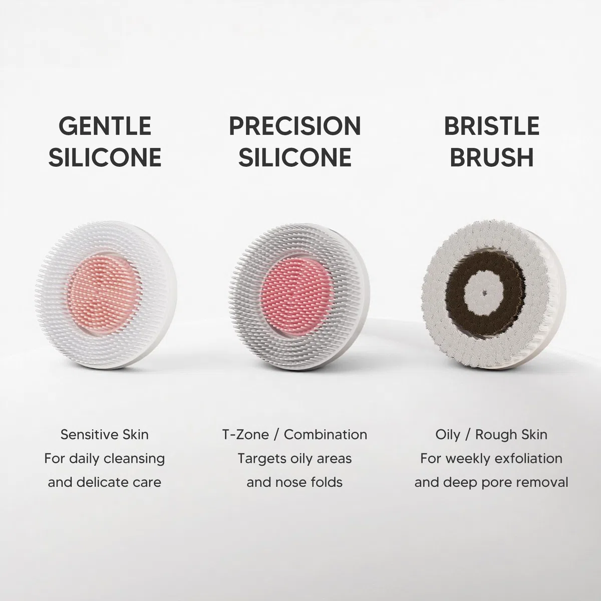 elzle Bidirektionale Rotation Elektrische Gesichtsreinigungsbürste, IPX7 Wasserdicht Wiederaufladbar Gesichtsbürste für Tiefenreinigung Peeling, Geschenke für Mädchen, Muttertagsgeschenke für Mama