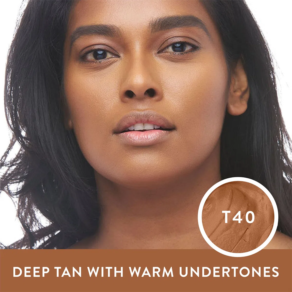 Mented Foundation, Concealer und Konturenstift für dunkle gebräunte Haut, Creme-Make-up-Grundierung für schwarze Frauen, vegan und tierversuchsfrei, T40