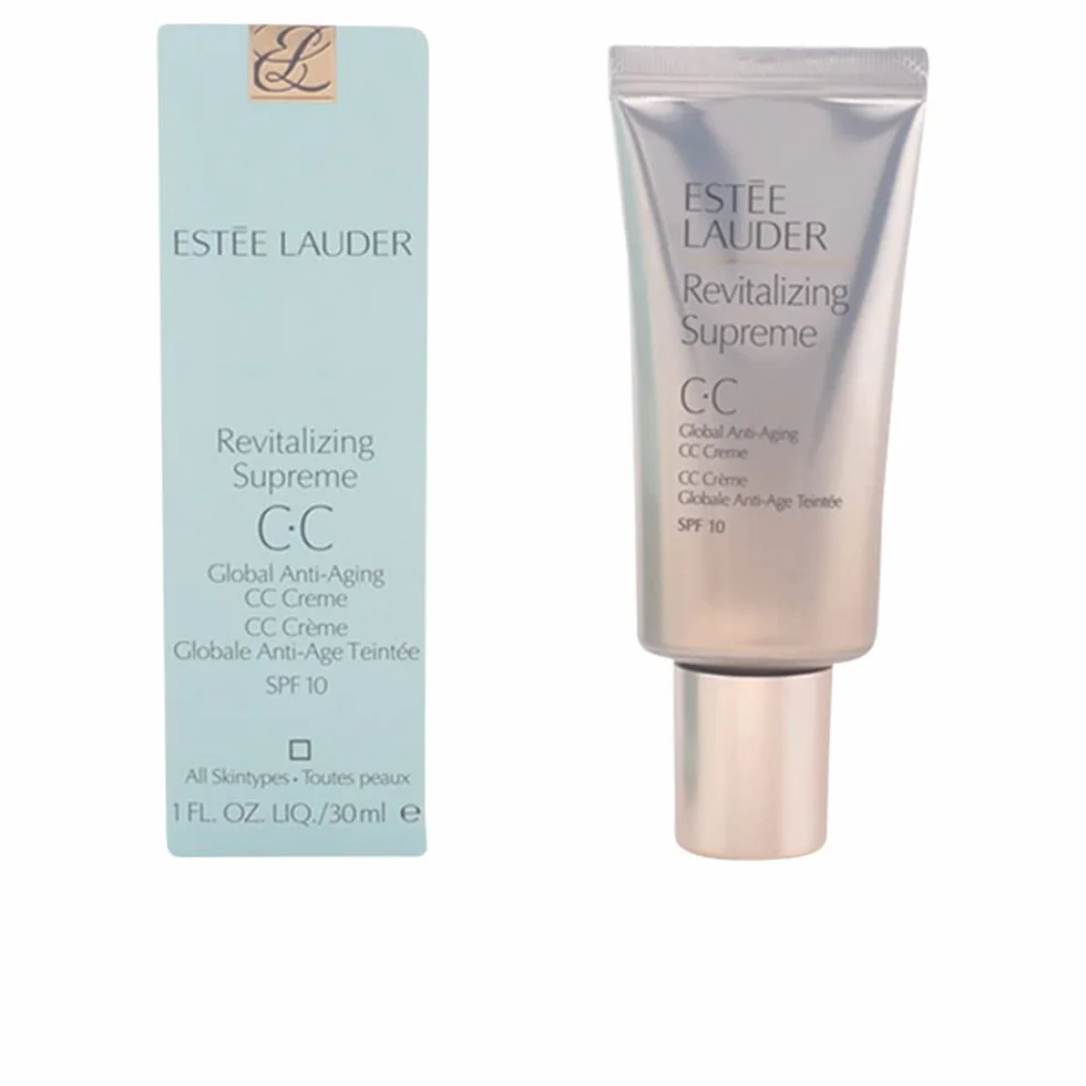 Estée Lauder Revitalizing Supreme Global Anti-Aging CC Creme SPF 10 | Getönte Tagescreme | Passt sich nahezu jedem Hautton an & perfektioniert den Teint | Mit LSF 10, 30ml