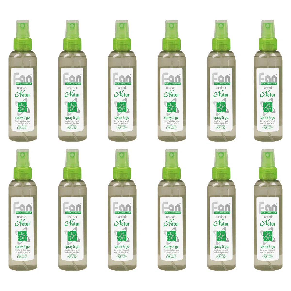 Fan Original Haarlack natur | Haarfestiger 150 ml als Spray (12 Stück)