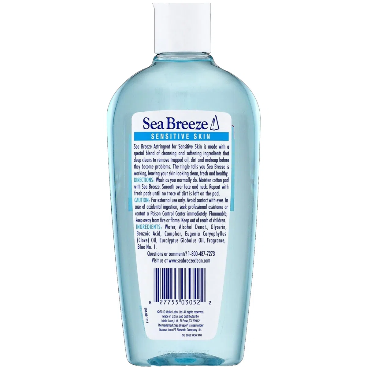 Sea Breeze Sea Breeze Fresh-Clean Astringent Sensitive Skin, 284 ml (2 Stück)
