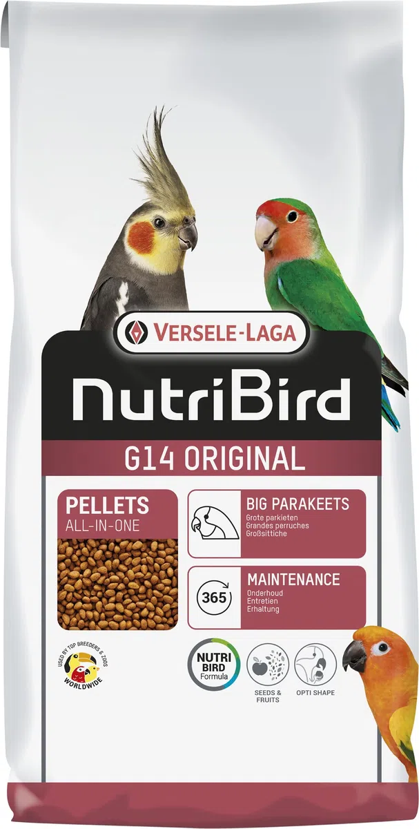 Versele-laga - Nahrung für Agapornis E Nymfe Nutribird G14 Original 10 kg