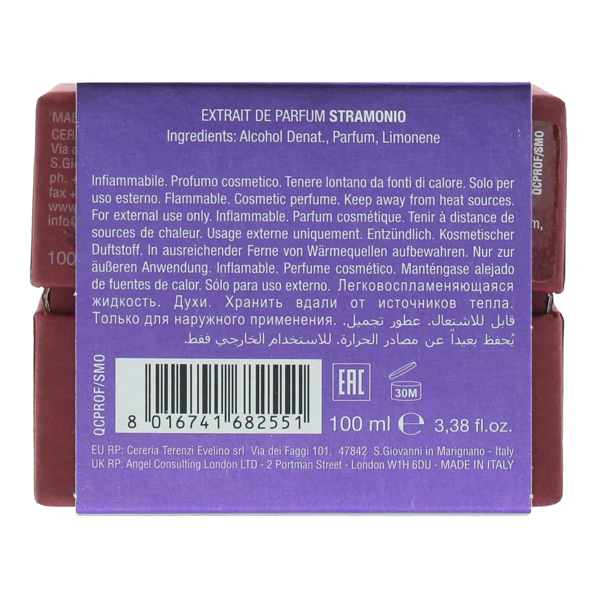 V Canto Stramonio Extrait de Parfum 100 ml UNI