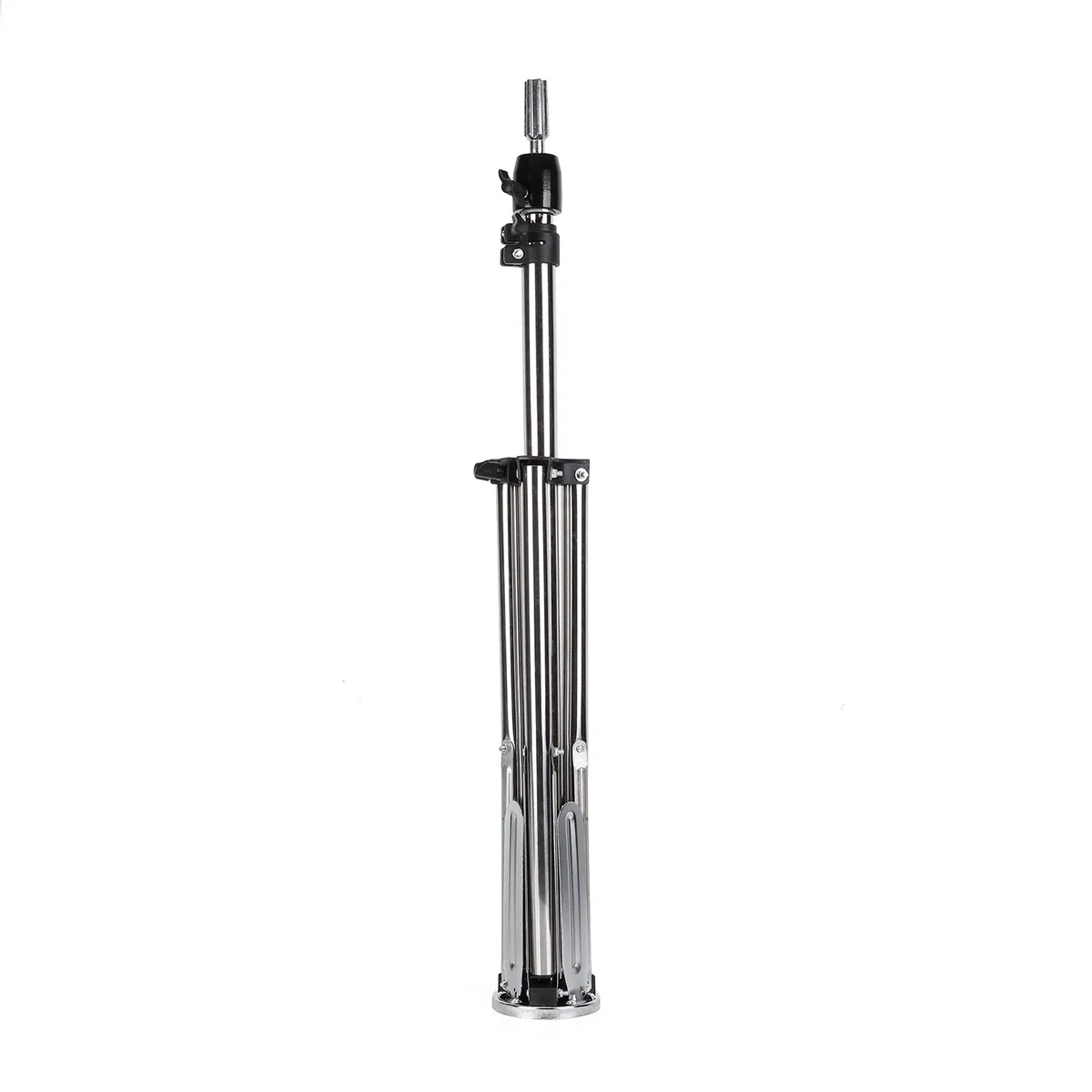 Neverland Übungskopfshalter Verstellbare Stativ für Frisierkopf Ständer aus Metall Silber 84cm-150cm