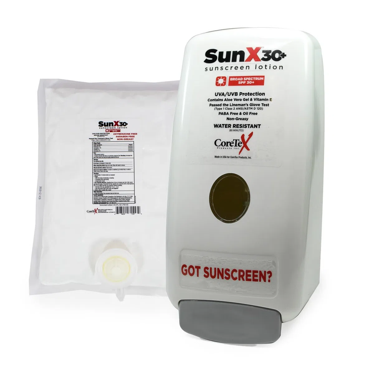 Sun X 30 Lotion Wandspender (Spender + 750 ml Blase)