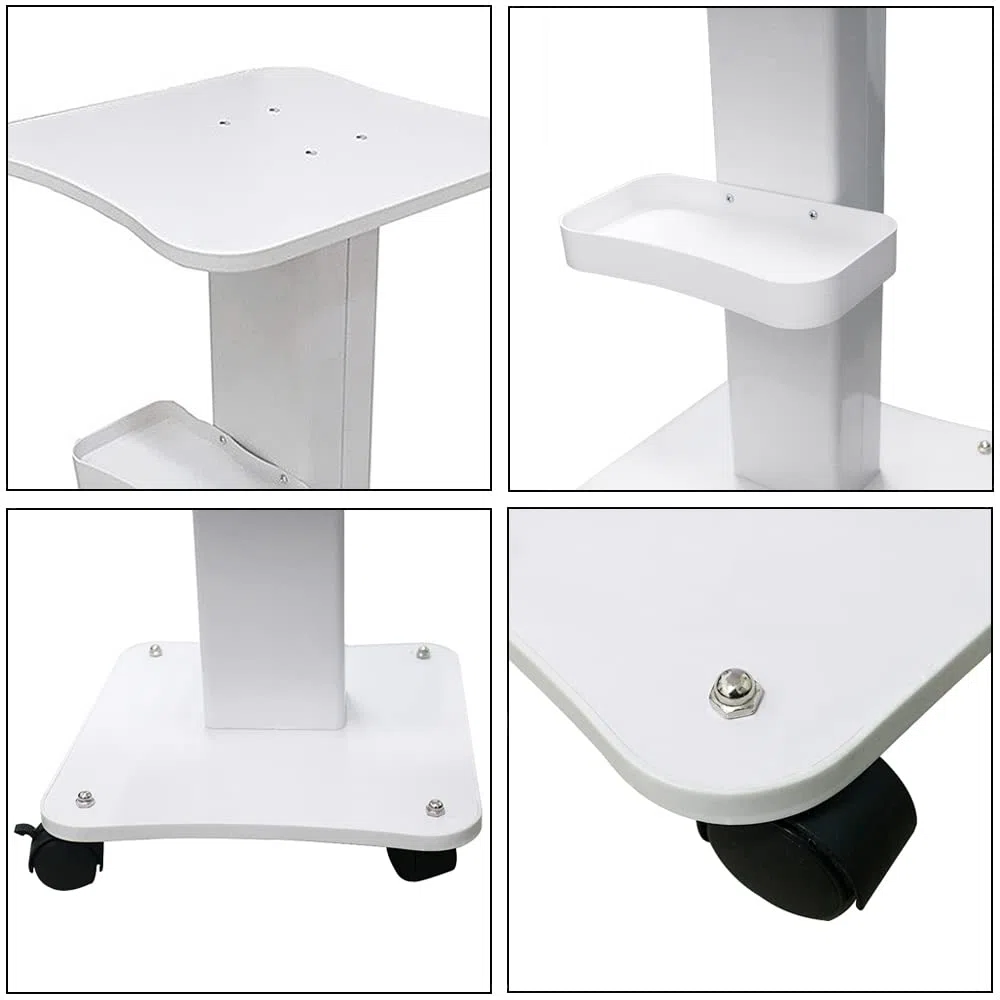 Salonwagen Kosmetikwagen Tragbarer Beauty Salon Trolley ABS Ablagefach Bremsrad Friseur Rolling Wagen