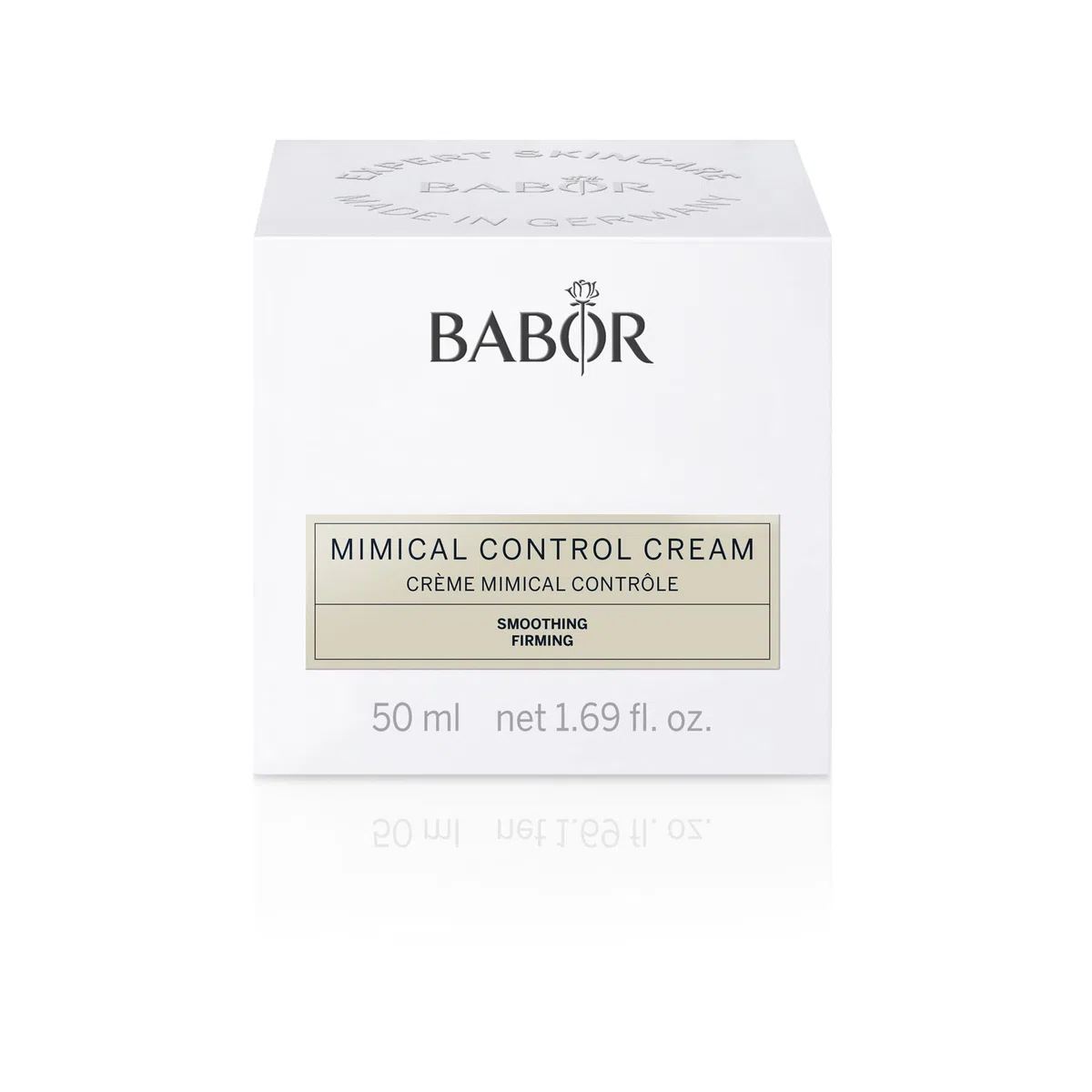 BABOR CLASSICS Mimical Control Cream, Leichte Gesichtscreme für trockene Haut, Gegen Mimikfalten und Mikroverspannungen, Vegane Formel, 50 ml