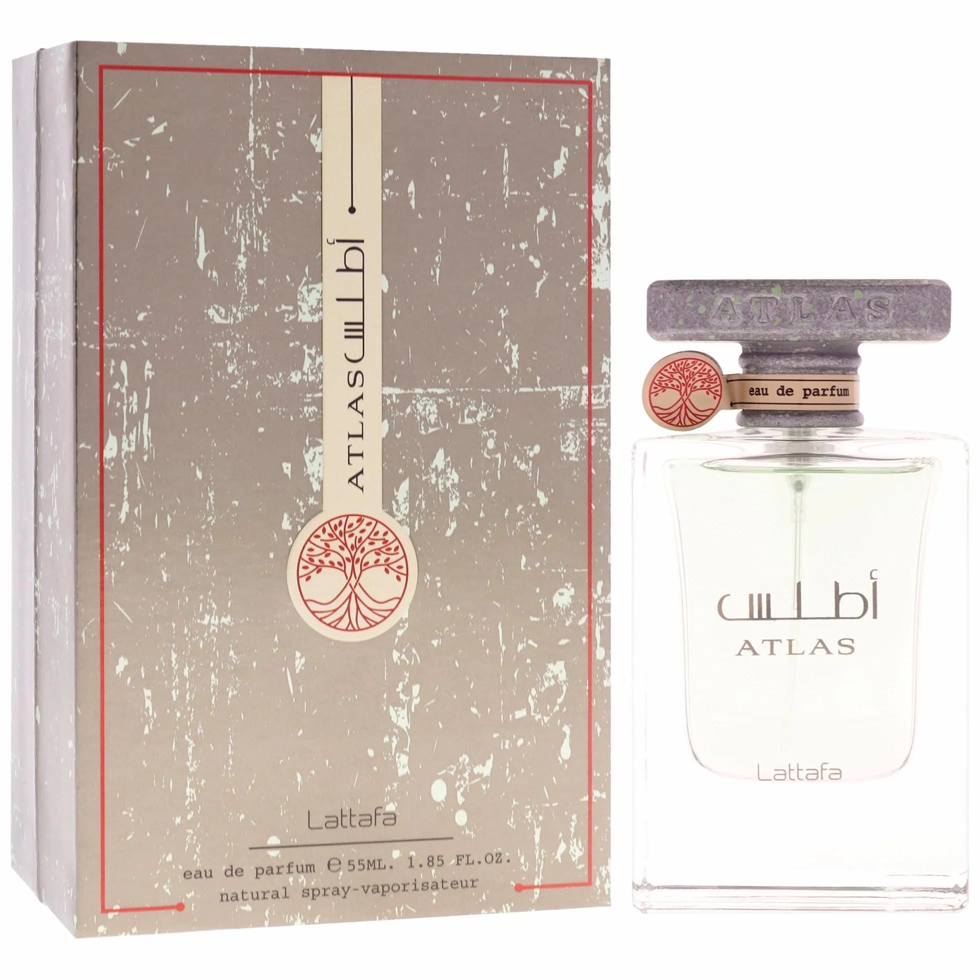 Lattafa Atlas Eau de Parfum Spray für Unisex, 55 ml