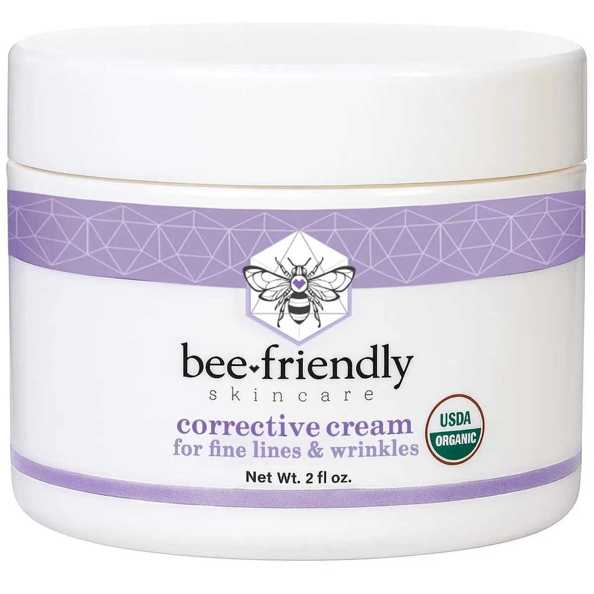 BeeFriendly Bio-Korrekturcreme für das Gesicht, USDA-zertifiziert, reichhaltige Anti-Aging-Gesichts-Nachtcreme für empfindliche Haut, hilft bei feinen Linien, Falten, Krähenfüßen, Augen, Gesicht, Hals