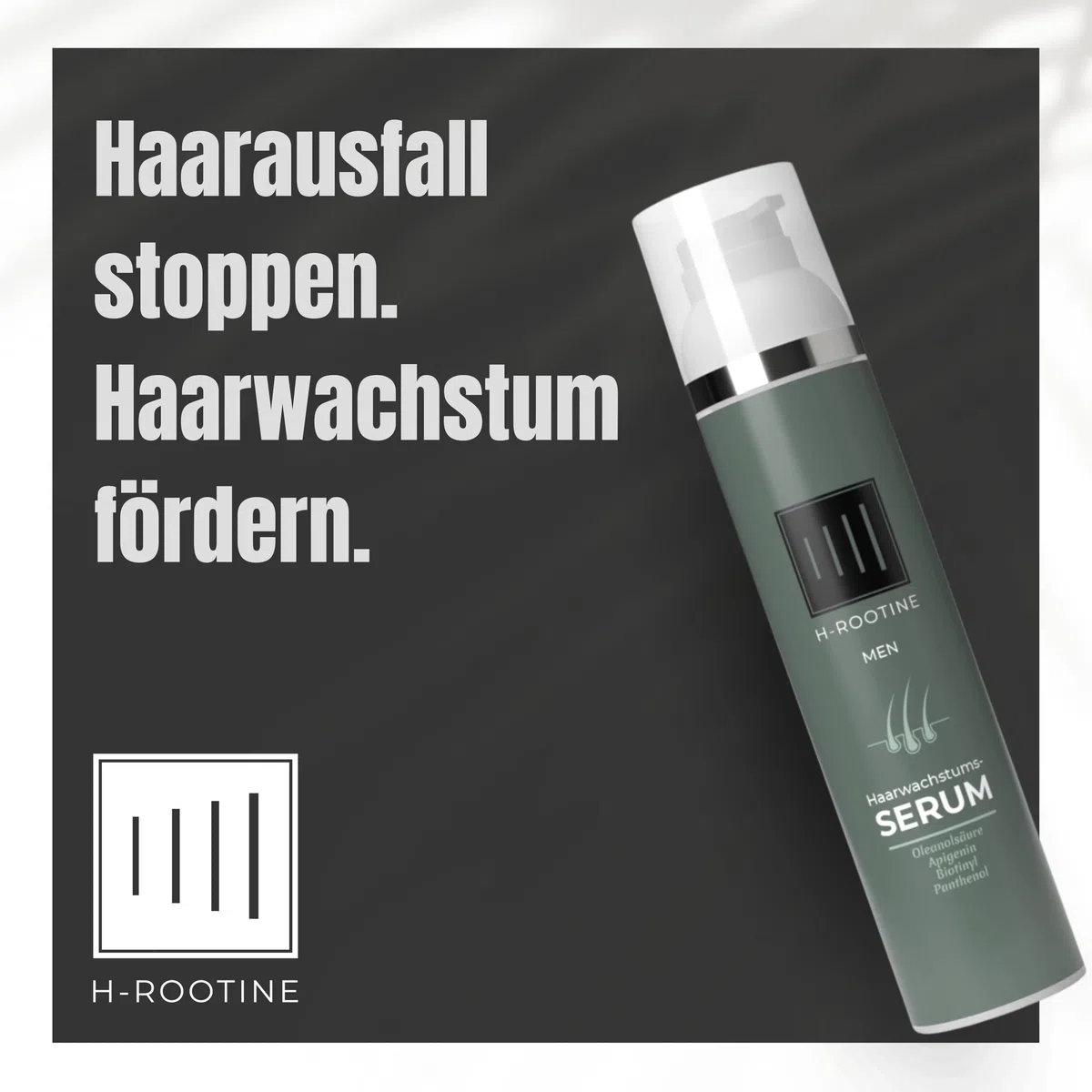 Haarserum für Männer (100ml) • Haarwuchsmittel Männer • Stoppt erblich & hormonell bedingten Haarausfall* • Fördert Haarwachstum