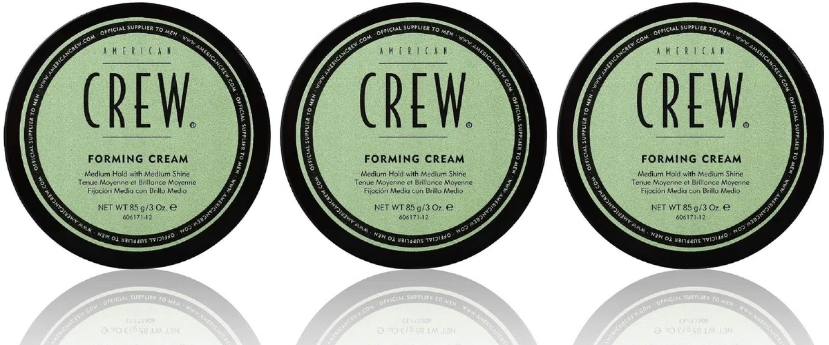 3er American Crew Forming Cream Mittlerer Halt Natürlicher Glanz 85 g