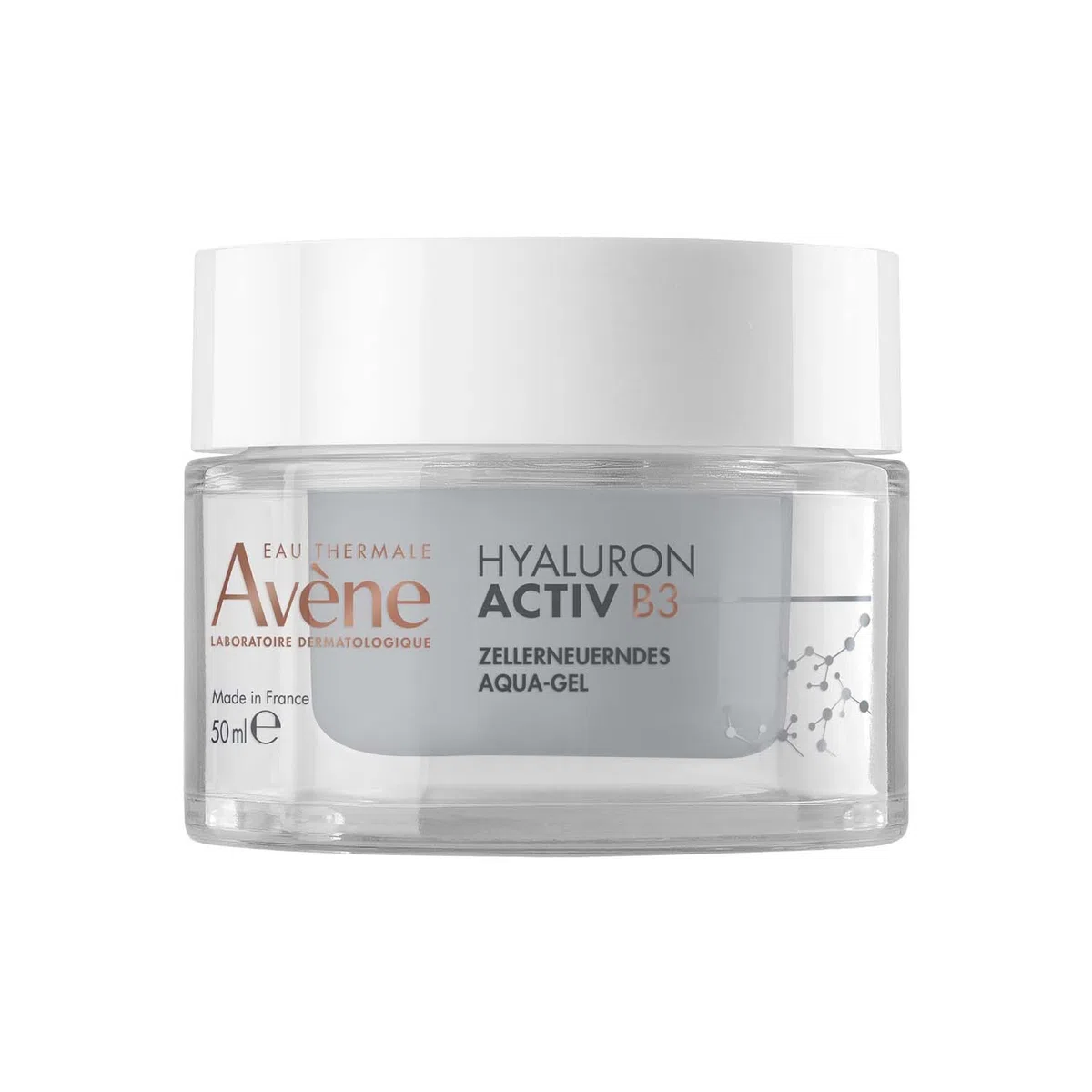 AVÈNE Hyaluron Activ B3 - Zellerneuerndes Aqua-Gel - Vegan - 50 ml | Aufpolsternd & sichtbar straffend - Reduziert Falten - reiner Hyaluronsäure - 91% natürliche Inhaltsstoffe - Alternde Haut