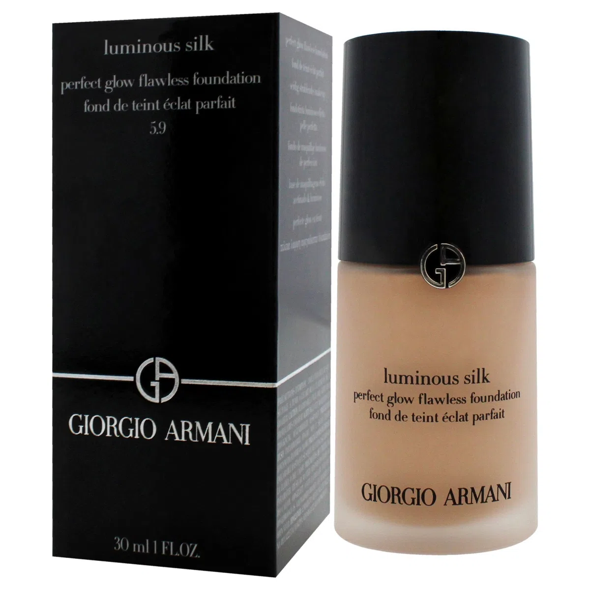 Giorgio Armani Luminous Silk Foundation, 5.9 medium, neutral, 30 ml