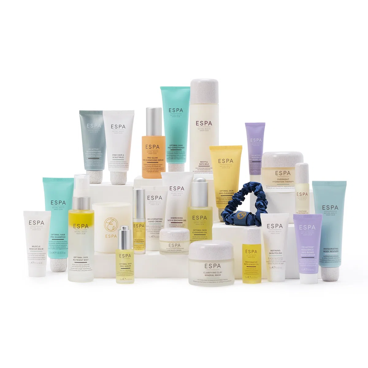 ESPA Wellness Advent Calendar | 25 Gifts Worth €642 | Luxury Beauty Spa Gift Set Includes Skincare, Essential Oils, Haircare, Bath & Body Care, Scrunchie & Candle
