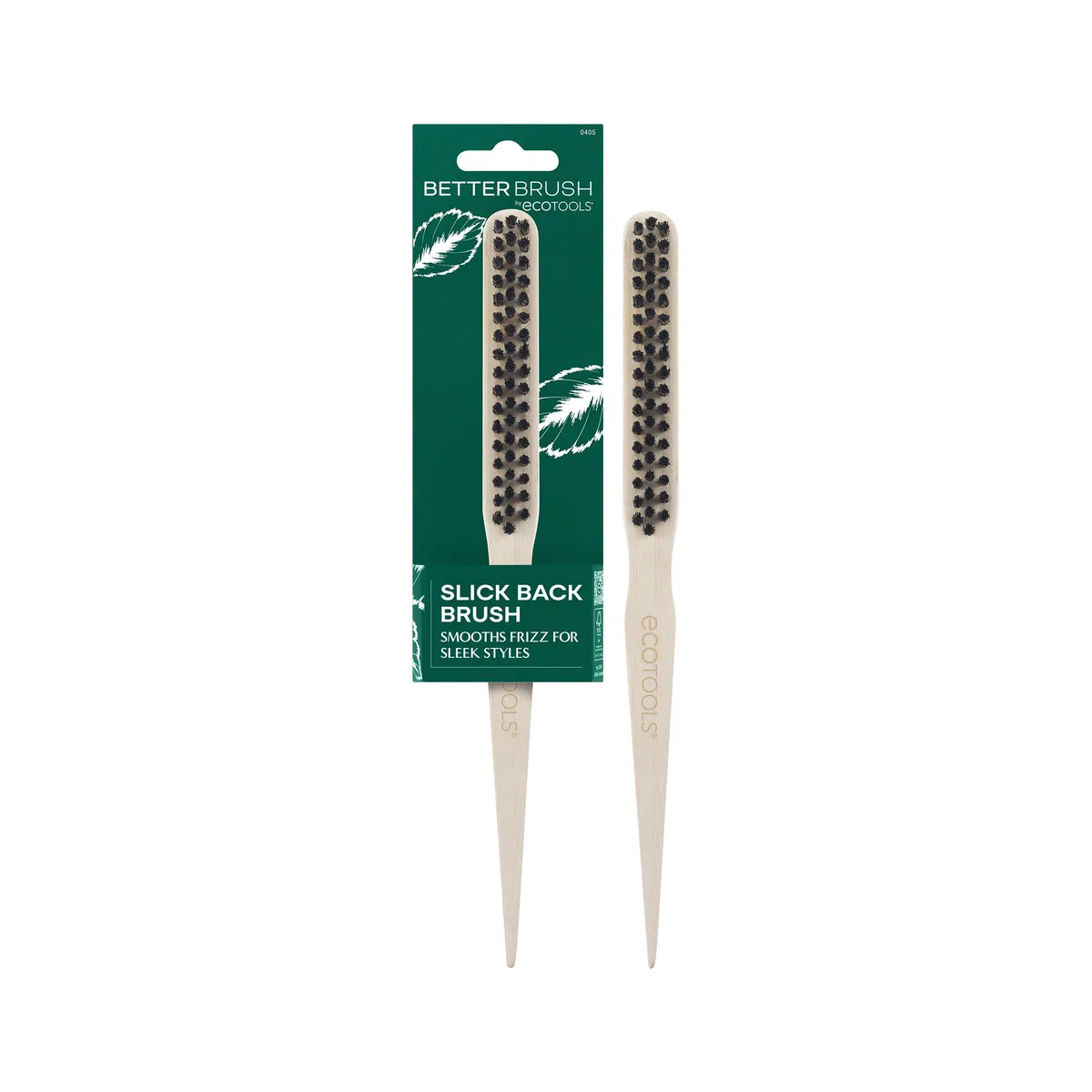 EcoTools Haarbürste mit glatter Rückseite, 1 Stück