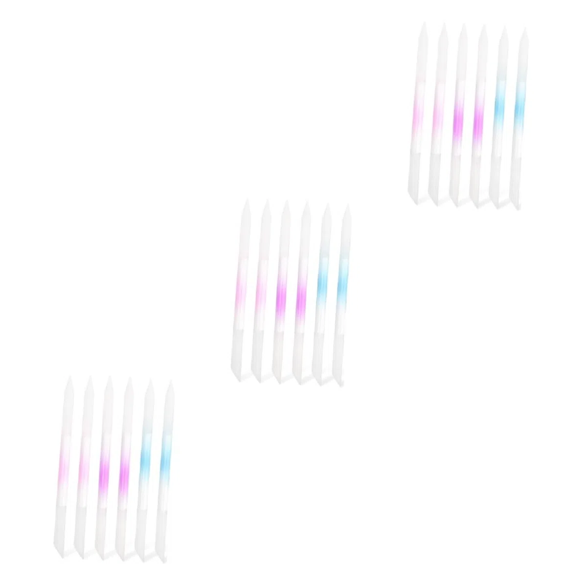 FRCOLOR 18stücke Teiliges Maniküre Glasnagelfeilen Praktische Und Wiederverwendbare Nagelpflegewerkzeuge Für Gelnägel Naturnägel Für Zuhause Nagelstudio