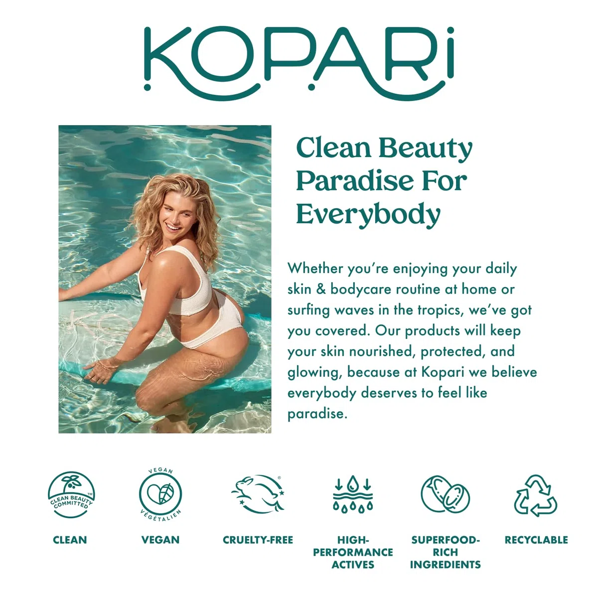 Kopari Sun Shield Soft Glow Täglicher Gesichts-Sonnenschutz LSF 30, leicht und durchscheinend, strahlender und gesunder Glanz, perfekt