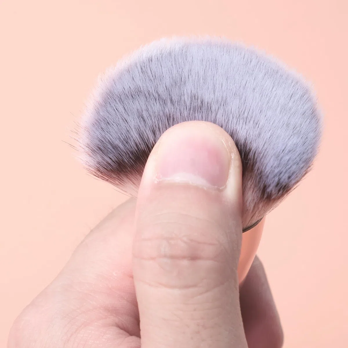 KINGMAS 2 Stücke Foundation Make-up Pinsel, Premium Kabuki Pinsel, Doppelendiger Konturpinsel zum Verblenden von flüssigem Puder, Concealer, Creme, Rouge, Make-up-Pinsel