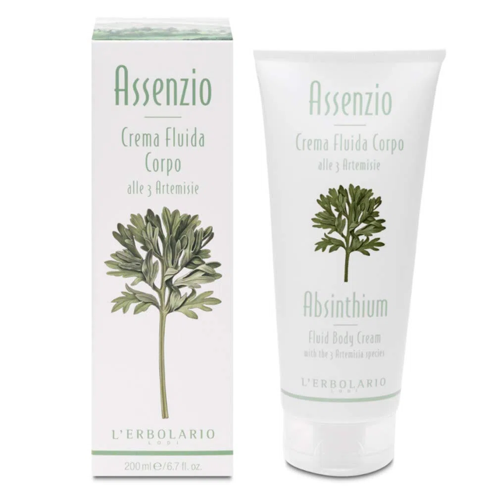 L'Erbolario - Assenzio Geschenkbox in Originalverpackung (Schaumbad 200 ml, Körpercreme 200 ml, Duft 50 ml, Seife 100 g)