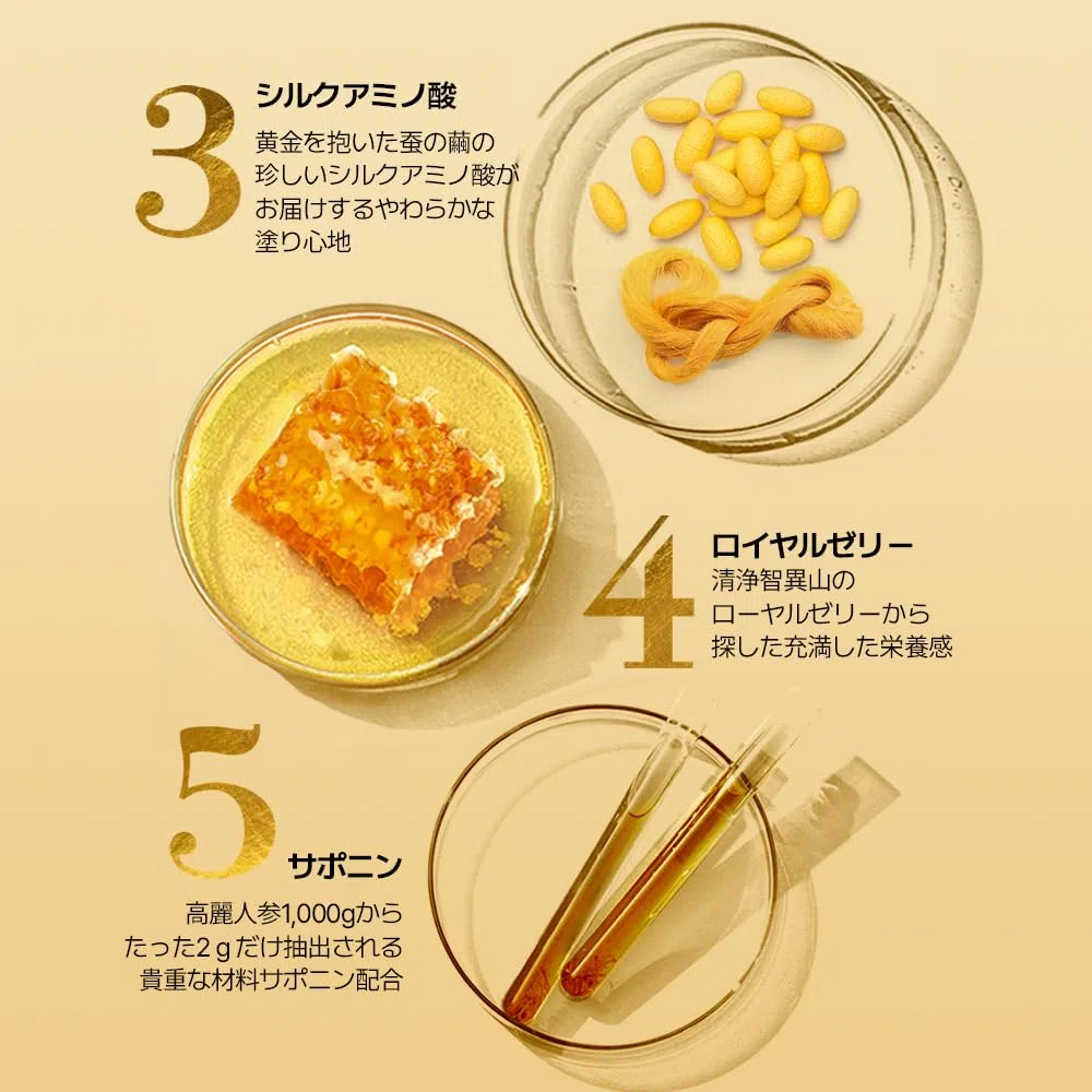 NATURE REPUBLIC GINSENG ROYAL SILK EYE CREAM, 25 ml, luxuriöse Augenpflege mit GINSENG, Royal Jelly, Gold und Seidenaminosäuren, KOREAN SKINCARE